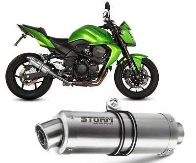 Exhaust Storm By Mivv Muffler Gp Steel For Kawasaki Z 750 2007 > 2014 • $177.08